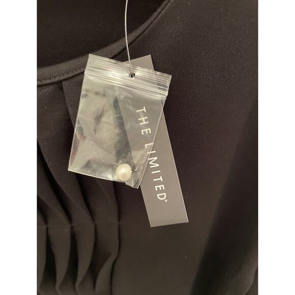 The Limited Black Bell Sleeve Top Blouse Shirt XL NWT 31104 - Picture 3 of 7